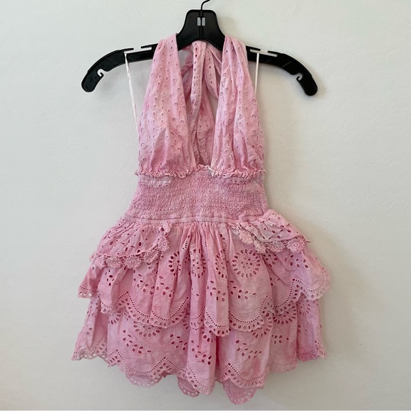 LOVESHACKFANCY HALTER DRESS - Picture 5 of 11